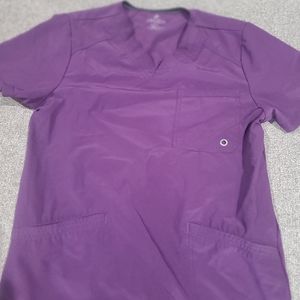 Mems purple scrubs
